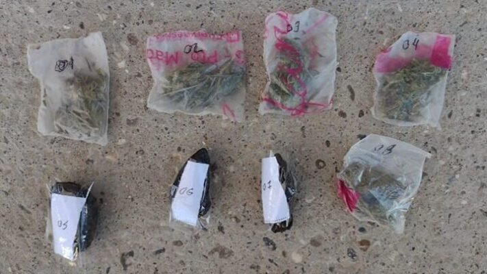 Policias de Madryn secuestraron 14,3 gramos de marihuana