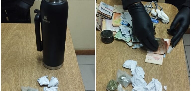 Secuestran marihuana oculta en un termo durante un control en la Ruta 40