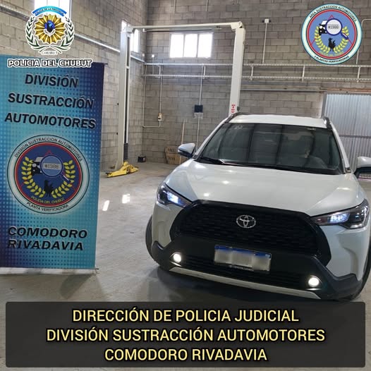 Secuestran en Comodoro un vehículo mellizo con pedido de captura en Buenos Aires