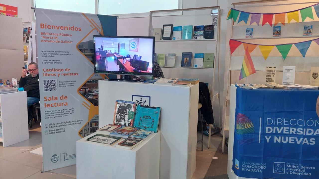 La Biblioteca de la Legislatura del Chubut tendrá presencia en ferias del libro en septiembre