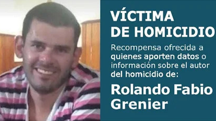 Lo mataron en 2017 y no hay detenidos: ofrecen recompensa para dar con los autores del crimen de Fabio Grenier
