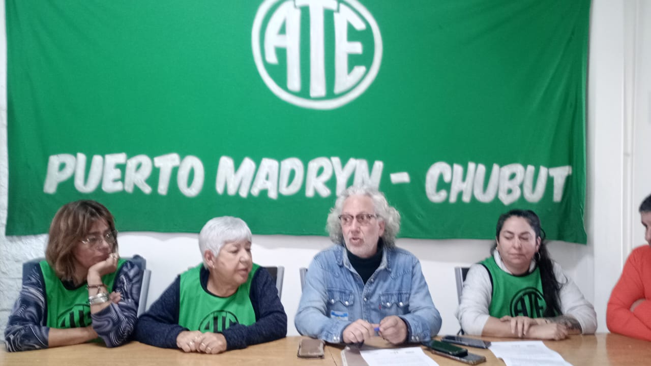 ATE Puerto Madryn ratificó medidas de fuerza y cuestionó a la Secretaría de Trabajo