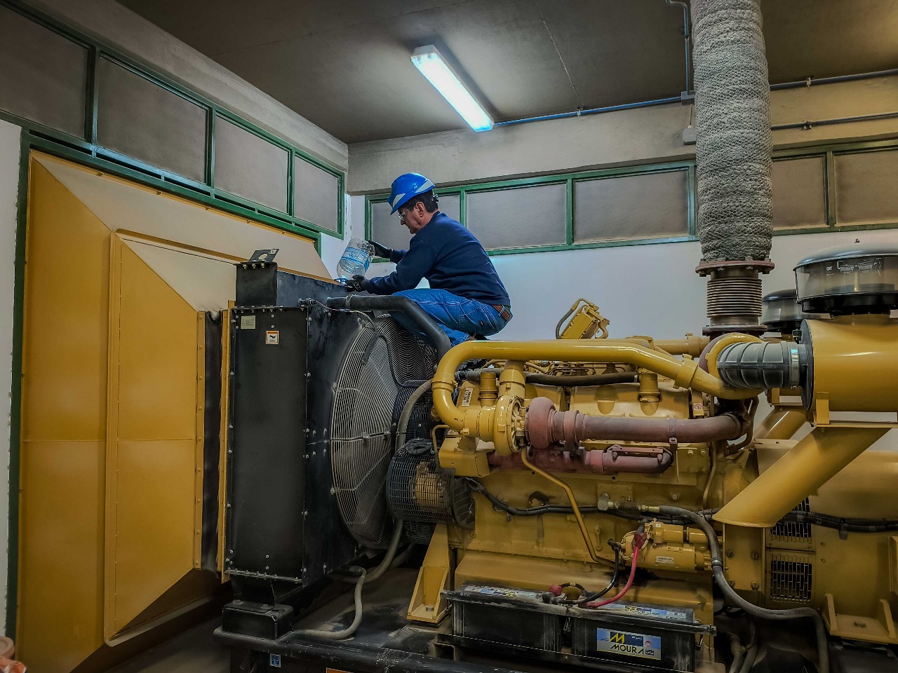 Servicoop garantiza la operatividad de los grupos electrógenos en estaciones cloacales