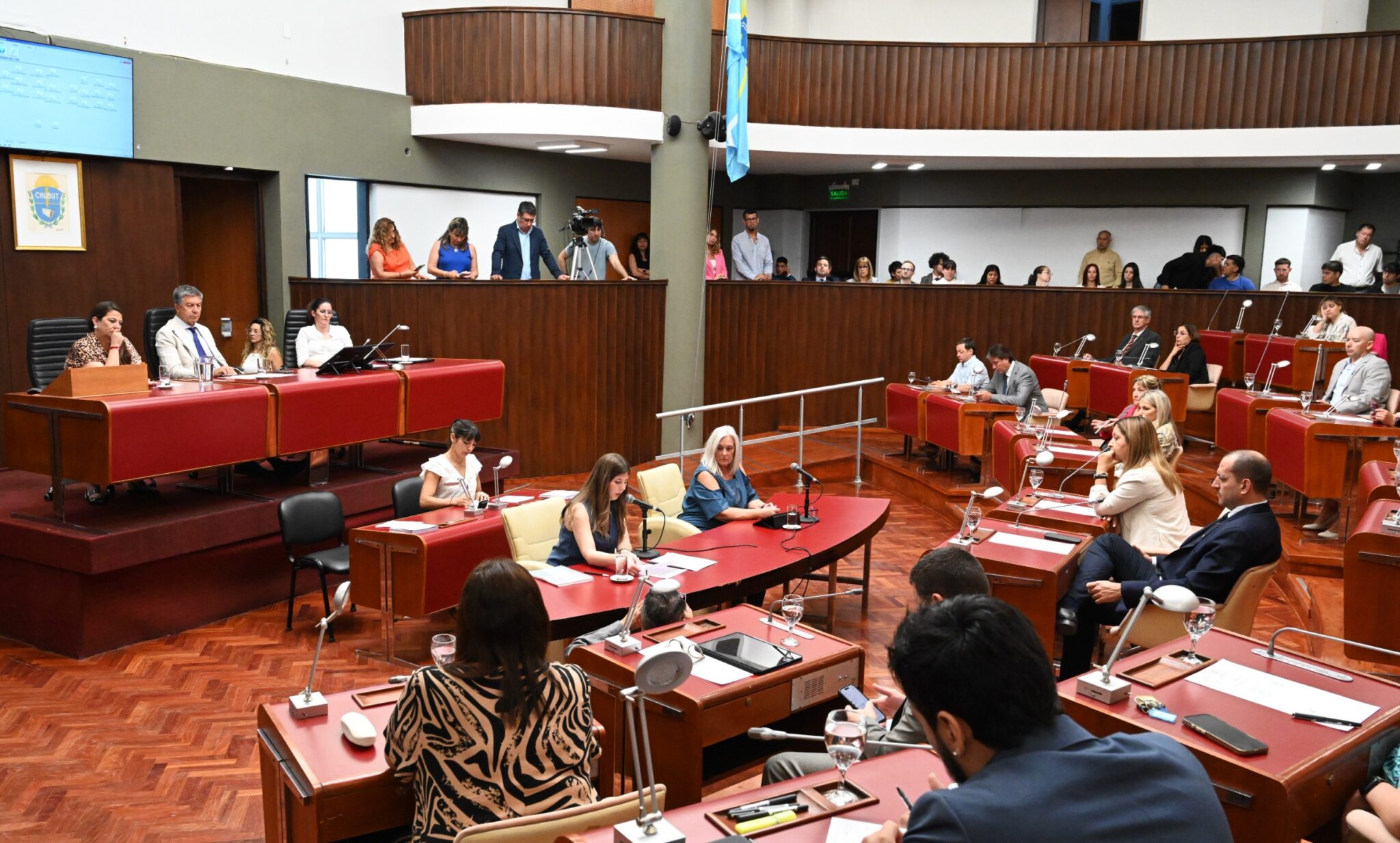 La Legislatura recibió el informe anual de los senadores por Chubut