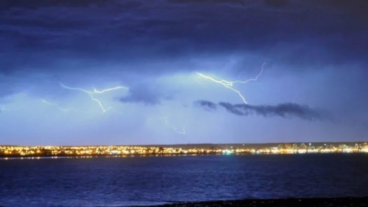 Alerta amarilla por tormentas en Chubut