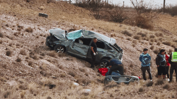 Vuelco en Ruta 3 con un lesionado