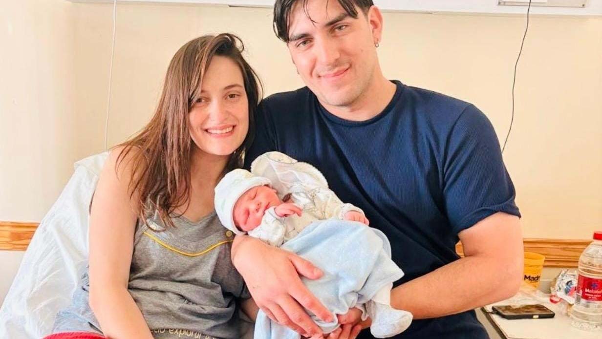 Benjamín Dante es el primer bebé nacido este 2026 en Puerto Madryn