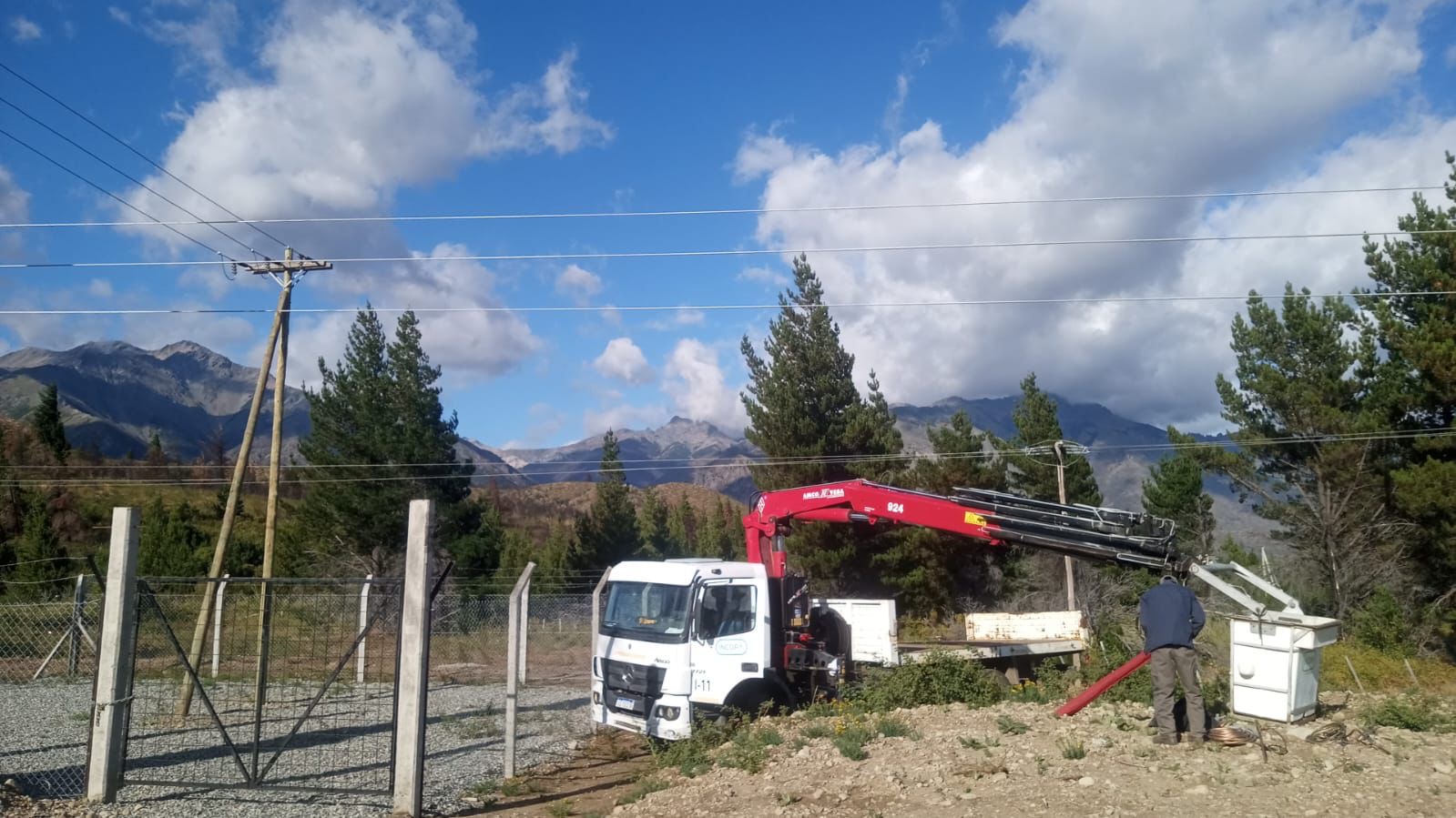 Normalizan el servicio del Interconectado Provincial en la Comarca Andina