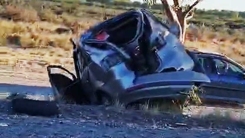 Grave incidente vial en el acceso a Rawson
