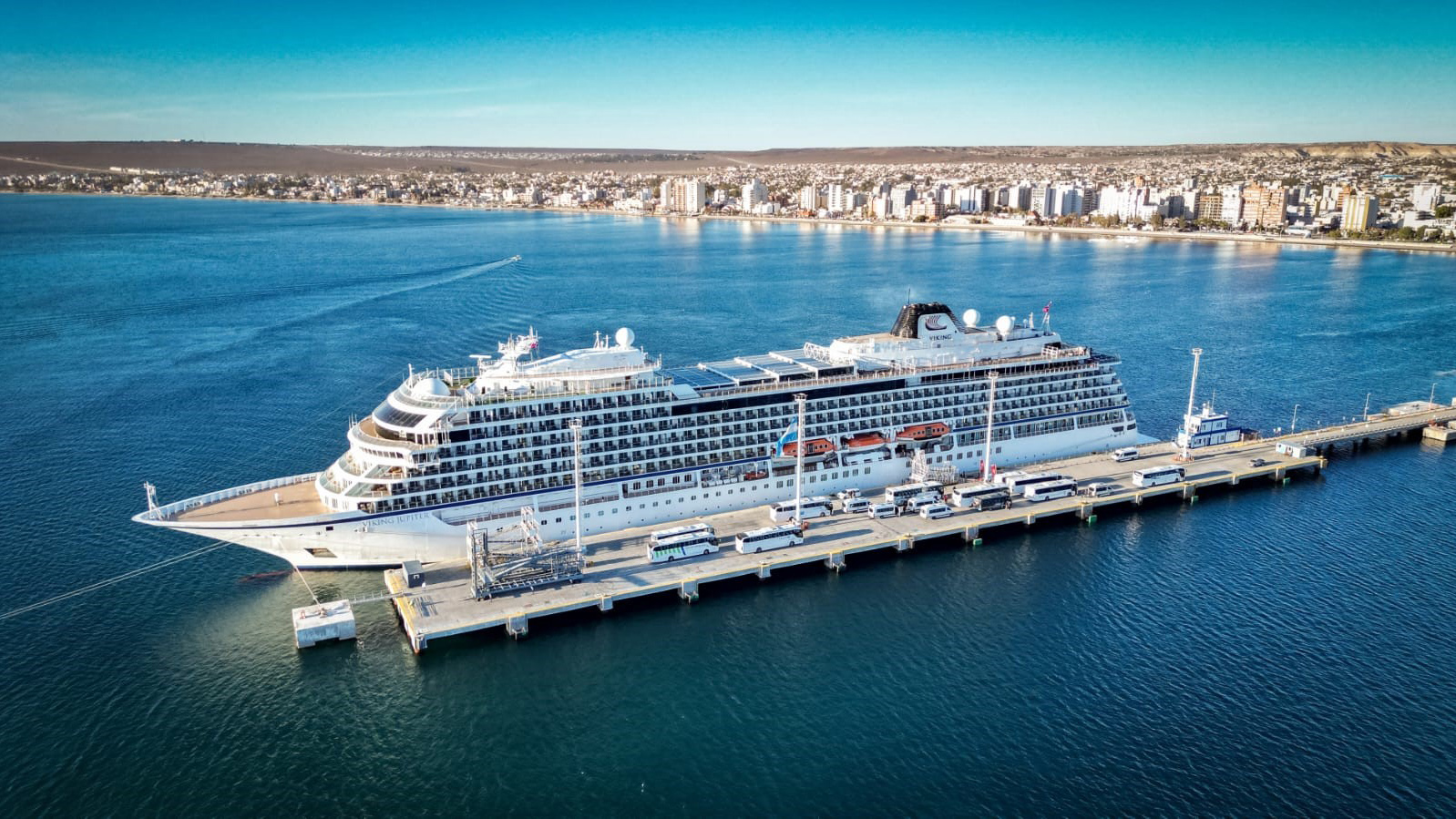 El Viking Jupiter completó su temporada de escalas en Puerto Madryn