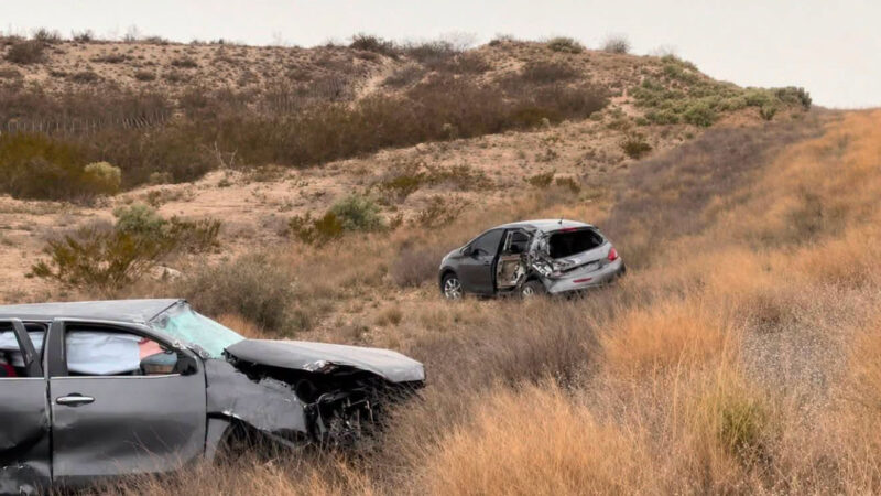 Violento incidente vial en la Doble Trocha Trelew-Puerto Madryn
