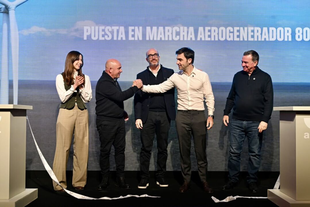 Aluar inauguró en Puerto Madryn el parque eólico más grande del país