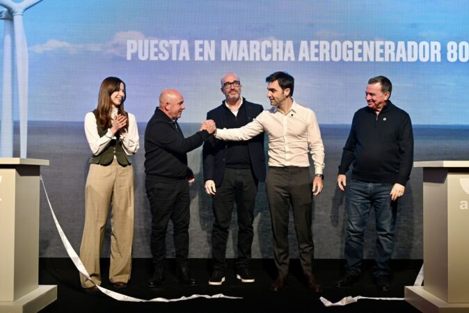 Aluar inauguró en Puerto Madryn el parque eólico más grande del país
